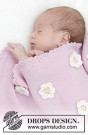 46-1 Little Daisy Blanket by DROPS Design thumbnail