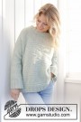 241-36 Mint Dream Sweater by DROPS Design thumbnail