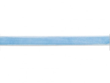 Gütermann fløyelsbånd 9 mm - lys blå