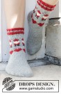 234-65 Santa Times Socks by DROPS Design thumbnail
