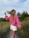 IR 02-42H - Hanami jakke - fuksia - Soft - strikkepakke thumbnail