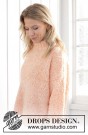 241-33 Peach Blossom Sweater by DROPS Design thumbnail