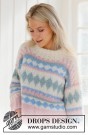 231-60 Berries and Cream Sweater by DROPS Design thumbnail