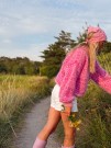 IR 02-42H - Hanami jakke - fuksia - Soft - strikkepakke thumbnail
