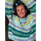 IR 02-08C - Hanami genser raglan - caribbean blue - Fnugg - strikkepakke thumbnail