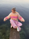 IR 02-02B - Hanami genser - lys gul - Soft - strikkepakke thumbnail