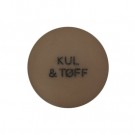 Knapp - Kul & tøff - brun - 18 mm thumbnail