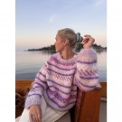 IR 02-05B - Hanami genser raglan - lilla2 - Påfugl - strikkepakke thumbnail