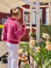 IR 02-42E - Hanami jakke - bringebær - Soft - strikkepakke thumbnail