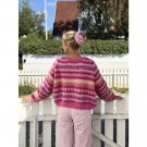 IR 02-08B - Hanami genser raglan - fuchsia - Fnugg - strikkepakke thumbnail