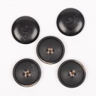 DROPS Imitert tre (sort kull) no. 706 - 23 mm thumbnail