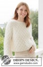 266-1 - Lace Diamond Sweater - strikkepakke thumbnail