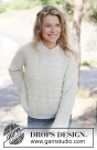 263-1 - White Echo Sweater - strikkepakke thumbnail