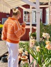IR 02-42D - Hanami jakke - oransje - Soft - strikkepakke thumbnail