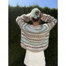 IR 02-08D - Hanami genser raglan - sand - Fnugg - strikkepakke thumbnail