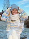 IR 05-03 - Frost skjerf - Soft - strikkepakke thumbnail