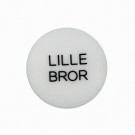Knapp - Lillebror - lysblå - 18 mm thumbnail