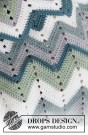Green Spring Blanket by DROPS Design thumbnail