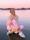 IR 02-02B - Hanami genser - lys gul - Soft - strikkepakke thumbnail
