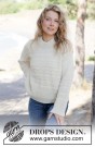 263-1 - White Echo Sweater - strikkepakke thumbnail