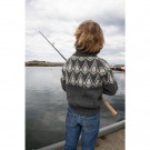 DG 486-21B - EVENTYRLIG ZIP-GENSER - barn - strikkepakke thumbnail