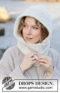 253-60 - Snowflake Hood - strikkepakke thumbnail