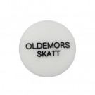 Knapp - Oldemors skatt - grå - 18 mm thumbnail