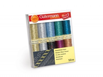 Gütermann trådsett Metallic Effect - 10 stk