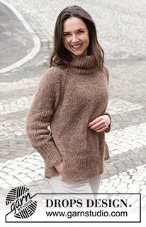 227-1 City Stride Sweater by DROPS Design