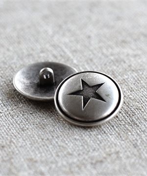 Antik sølvstjerne - 22 mm