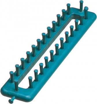 Avlang strikkering / Quick knit - 25 cm