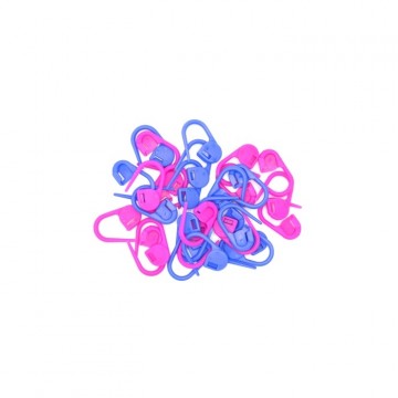 Maskemarkør - låsbar - rosa/lilla