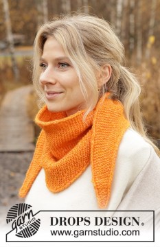 234-79 - Cantaloupe Shawl - strikkepakke