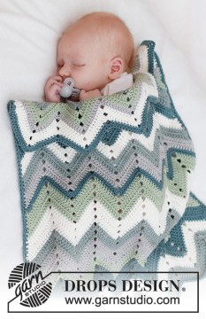 46-15 - Green Spring Blanket - strikkepakke