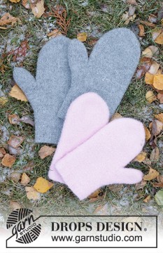 47-34 - Snowslide Mittens - strikkepakke