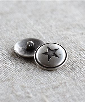 Antik sølvstjerne - 18 mm