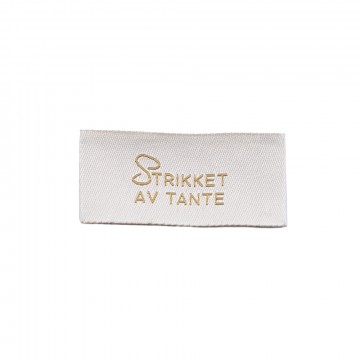 Symerke - Strikket av tante