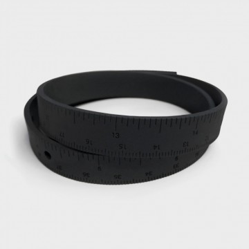 Wrist Ruler armbånd - silikon - svart