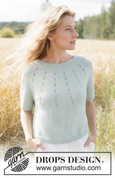 266-33 - Mint Halo Sweater - strikkepakke