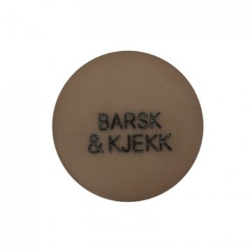 Knapp - Barsk & kjekk - brun - 18 mm