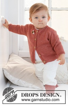 42-4 Little Bee Cardigan by DROPS Design