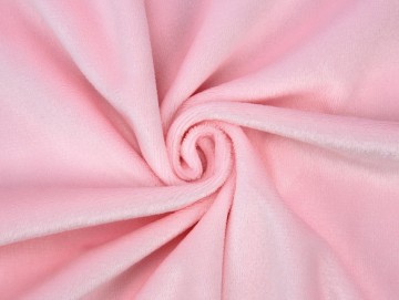 Gütermann Kullaloo Plysj – 660 Lys rosa – 50x148 cm