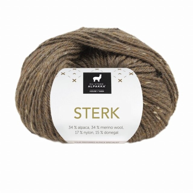 933 - brun melert tweed